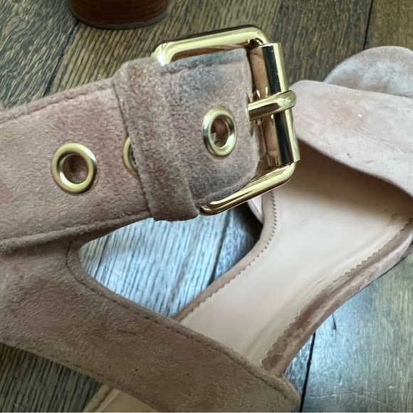J. Crew Blush Pink Block Heel Sandals - Picture 7 of 8